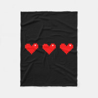 Old 8 Bit Heart Arcade Retro Xel Gamer Valentine's