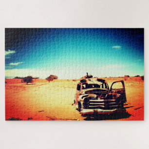 Old Abandoned Car Jigsaw Puzzle