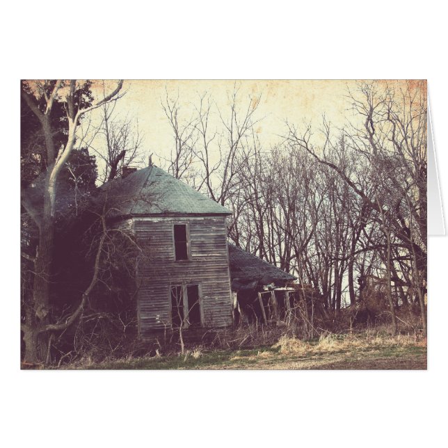 Old Abandoned Rural House (Front Horizontal)