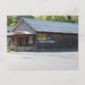Old Abandoned Store Postcard