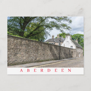 Old Aberdeen street view postcard