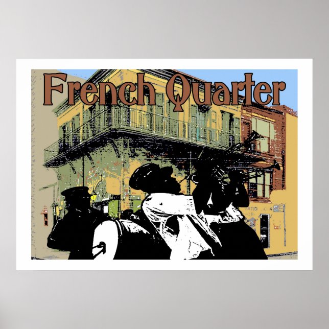 Old Absinthe House Brass Band, French Quarter, New Poster (Front)