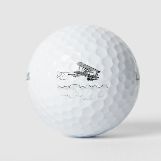 Old Aeroplane Golf Balls