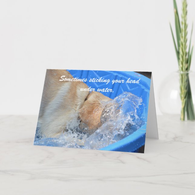 Old Age  Birthday Card (Front)