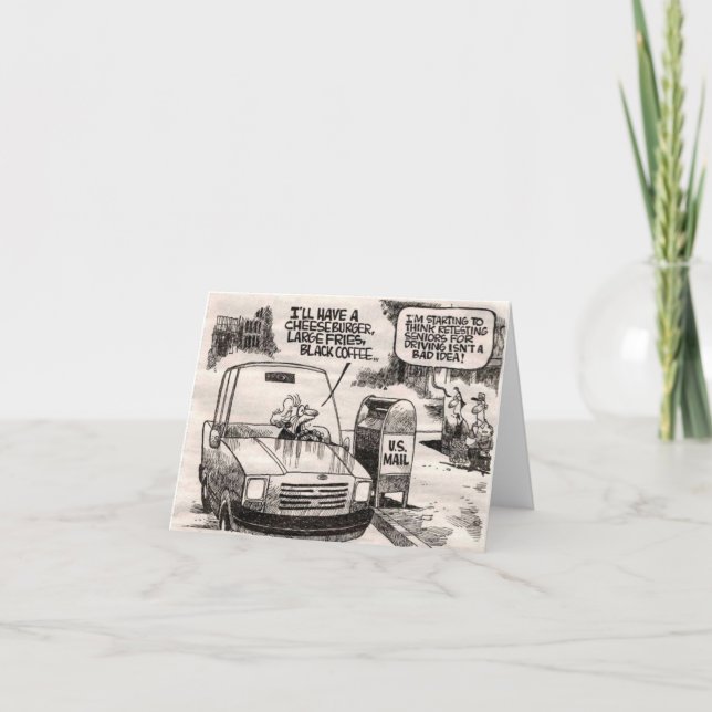 Old Age Humour Card (Front)