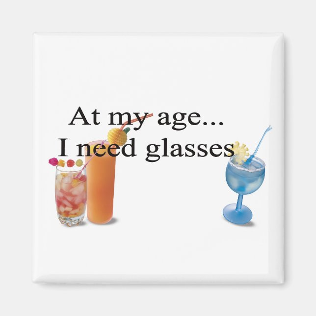 Old Age Humour Magnet (Front)