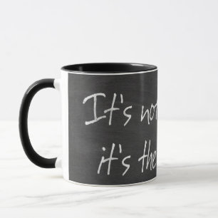 Old age quote on chalkboard mug