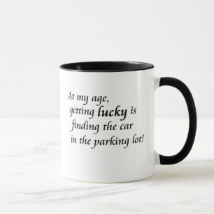 Old age retirement humour over the hill gag gift mug
