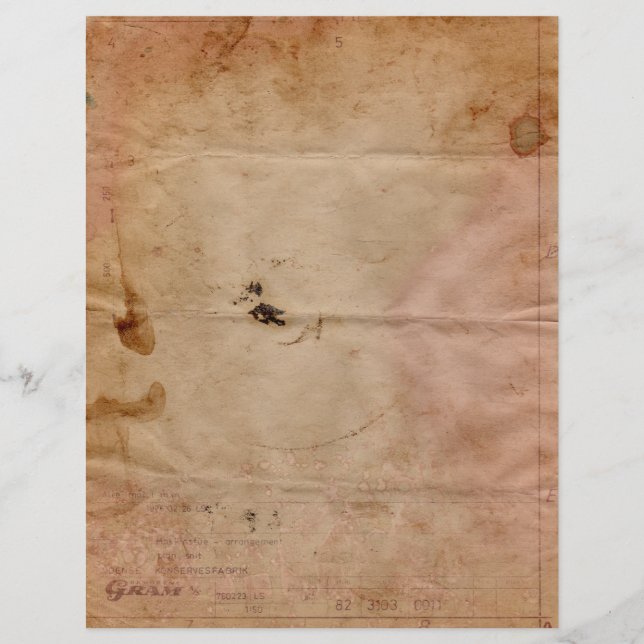 Old Aged Telegram  Letterhead (Front)