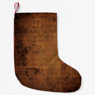 Old ancient vintage texture small christmas stocking