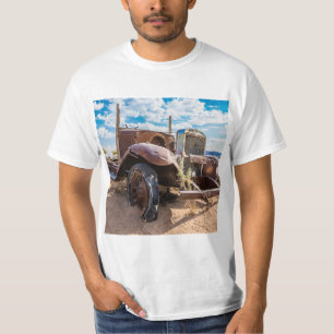 Old and abandoned car #3 in Solitaire, Namibia T-Shirt