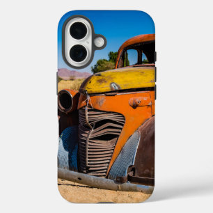 Old and abandoned car in Solitaire, Namibia iPhone 16 Case