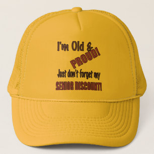 Old and Pround Funny Hat, Cap, Baseball Cap