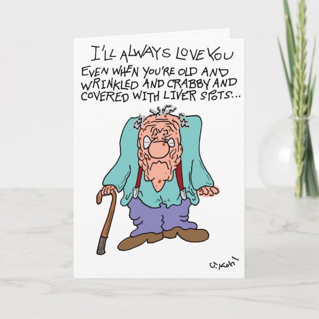 Old and Wrinkled Card (Front)