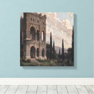 Old Andalusian palace Canvas Print