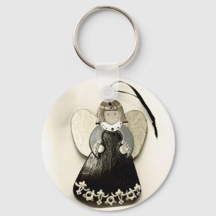Old Angel Key Ring