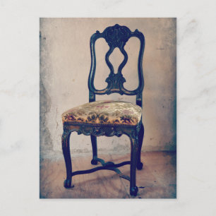 Old Antique Chair Postcard