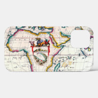 Old Antique Map of Africa From 1687 Case-Mate iPho