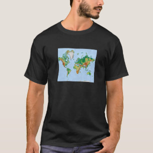Old Antique Vintage Map World 1 T-Shirt