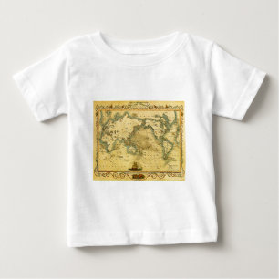 Old Antique World Map Baby T-Shirt