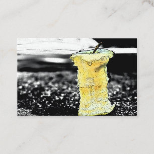 Old apple business card