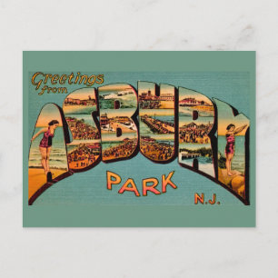 Old Asbury Park Postcard