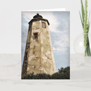 "Old Baldy" Lighthouse Card