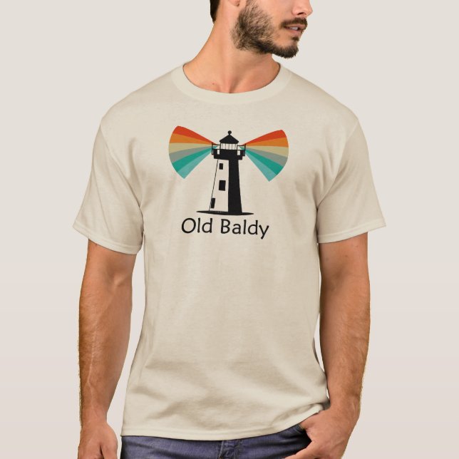 Old Baldy Lighthouse Rainbow T-Shirt (Front)