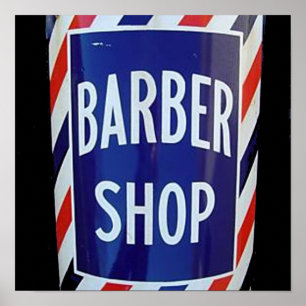 old barber shop sign