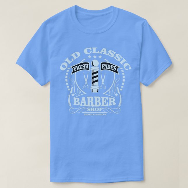Old Barber Shop T-Shirt (Design Front)