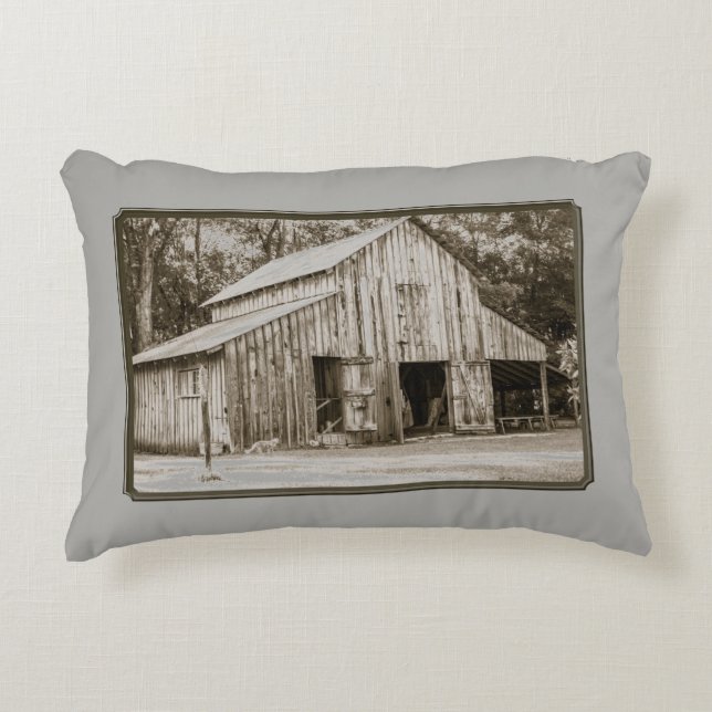 Old Barn Decorative Cushion (Front)