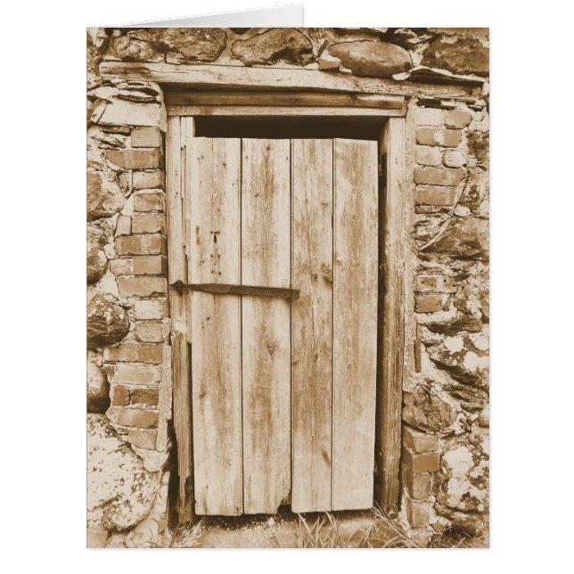 OLD BARN DOOR CARD (Front)