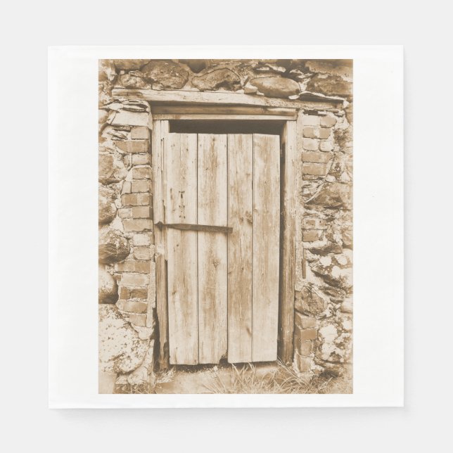 OLD BARN DOOR NAPKIN (Front)
