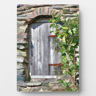 OLD BARN DOOR PLAQUE