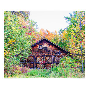 Old Barn in the Fall Photo Print