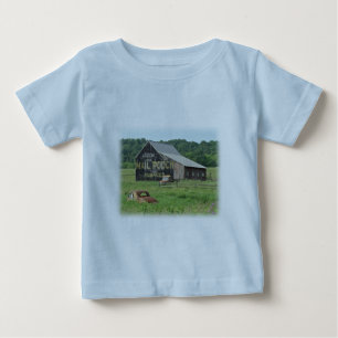Old Barn Mail Pouch Tobacco Advertising Baby T-Shirt