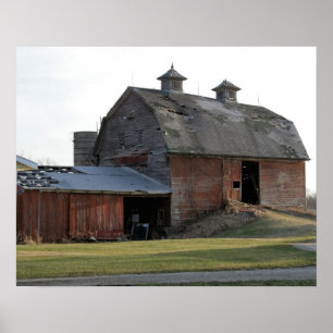 Old Barn on US-31 Poster