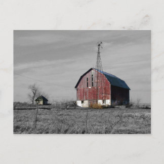 Old Barn Postcard