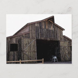 Old Barn Postcard
