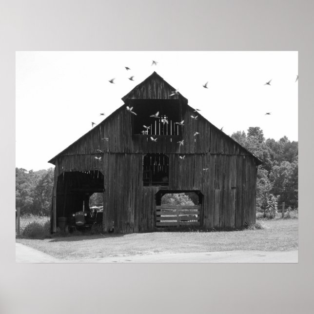 Old barn poster (Front)