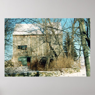 Old Barn Poster