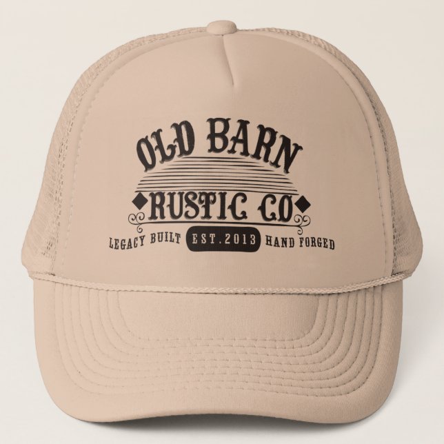 Old Barn Rustic Co. Iconic Logo Hat (Front)