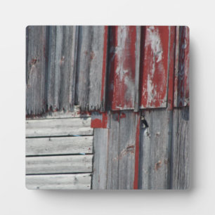 Old Barn Siding Photo Plaque