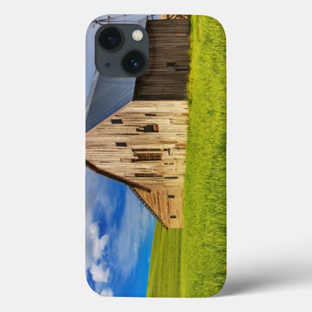 Old Barn Surrounded by Spring Wheat Field 1 Case-Mate iPhone Case (Back)