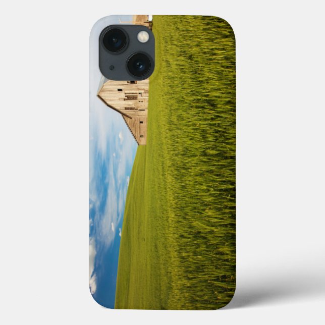 Old Barn Surrounded by Spring Wheat Field 2 Case-Mate iPhone Case (Back)
