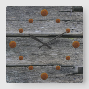 Old Barn Wood Wall Clock