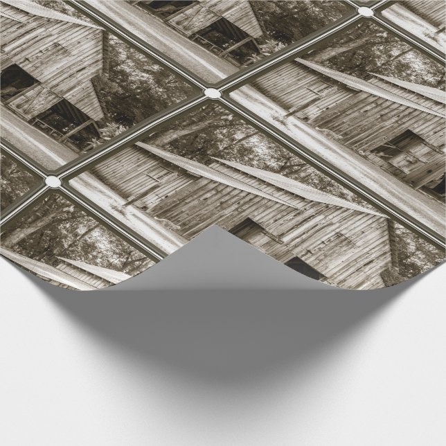 Old Barn Wrapping Paper (Corner)