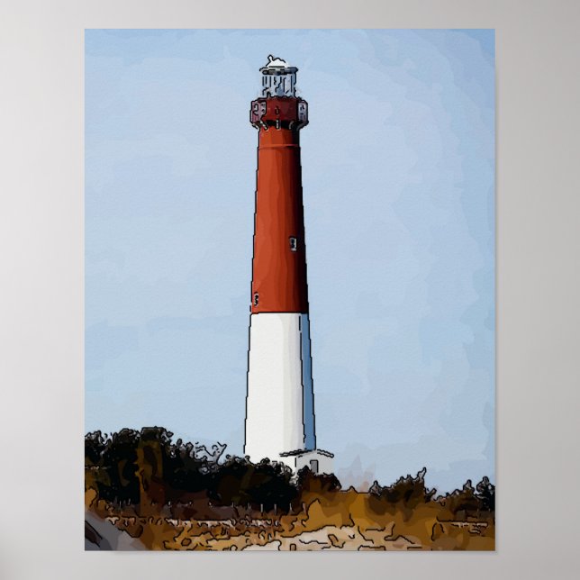 Old Barney, LBI New Jersey Poster (Front)