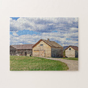 Old Barns Jigsaw Puzzle