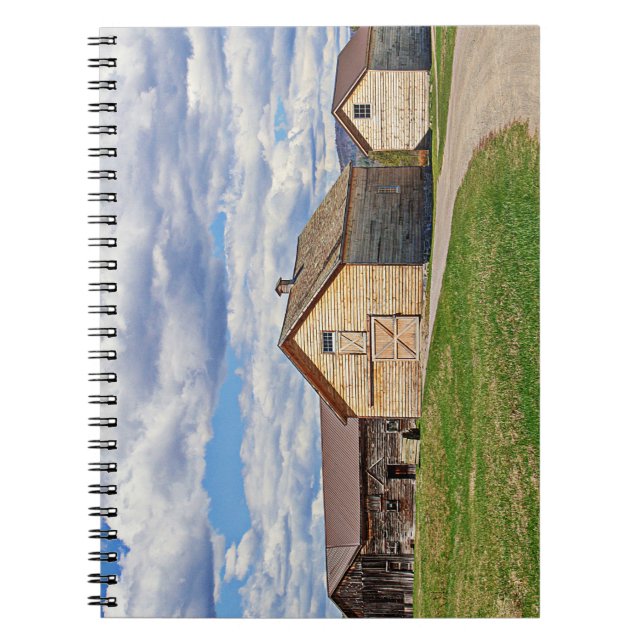 Old Barns Spiral Notebook (Front)